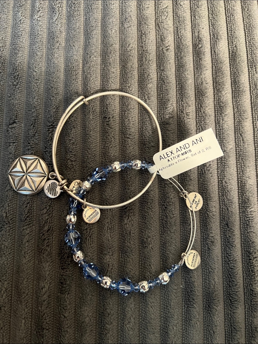Alex and Ani Aphrodite’s Flower Set of 2 bracelets